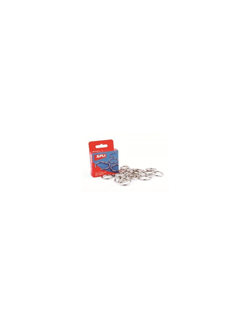 CAJA 20 ANILLAS METALICAS DE 32 MM. APLI