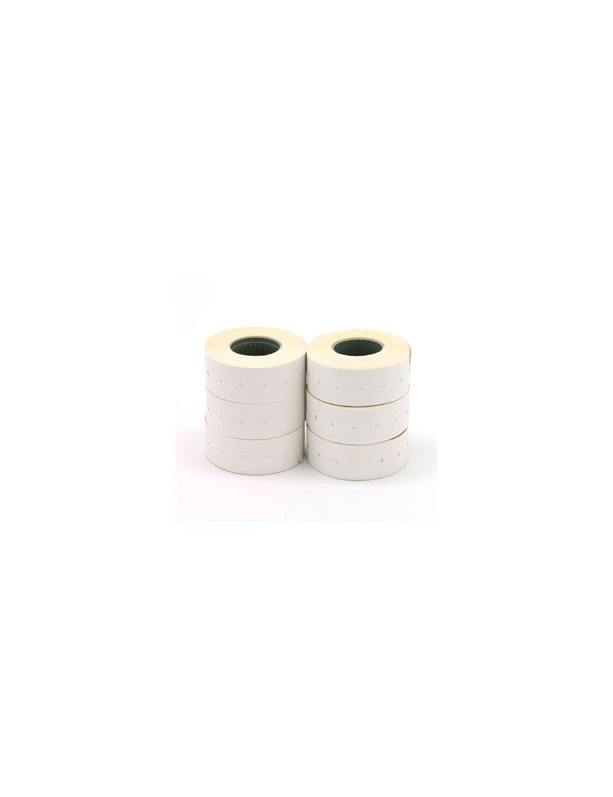 PACK 6 ROLLOS DE ETIQUETAS 21X12 PERMANENTE APLI