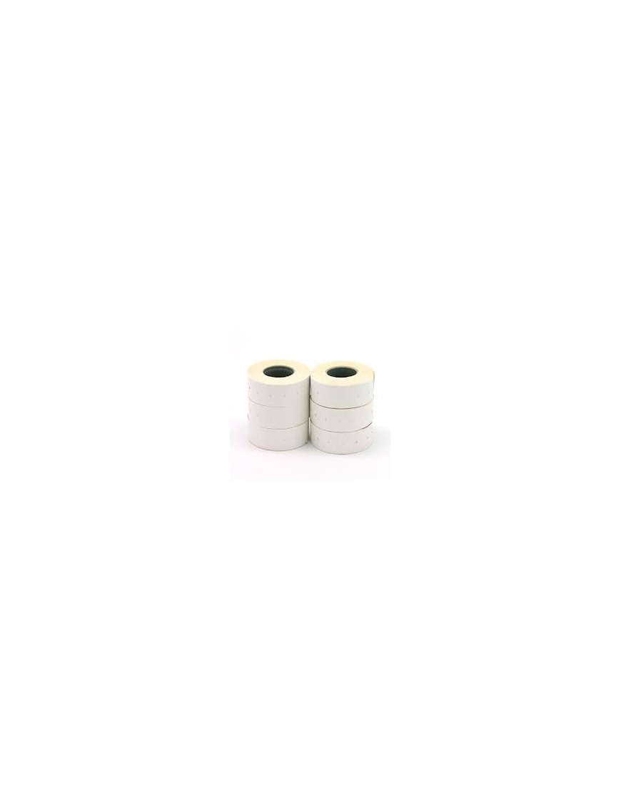 PACK 6 ROLLOS DE ETIQUETAS 26X16 PERMANENTE APLI