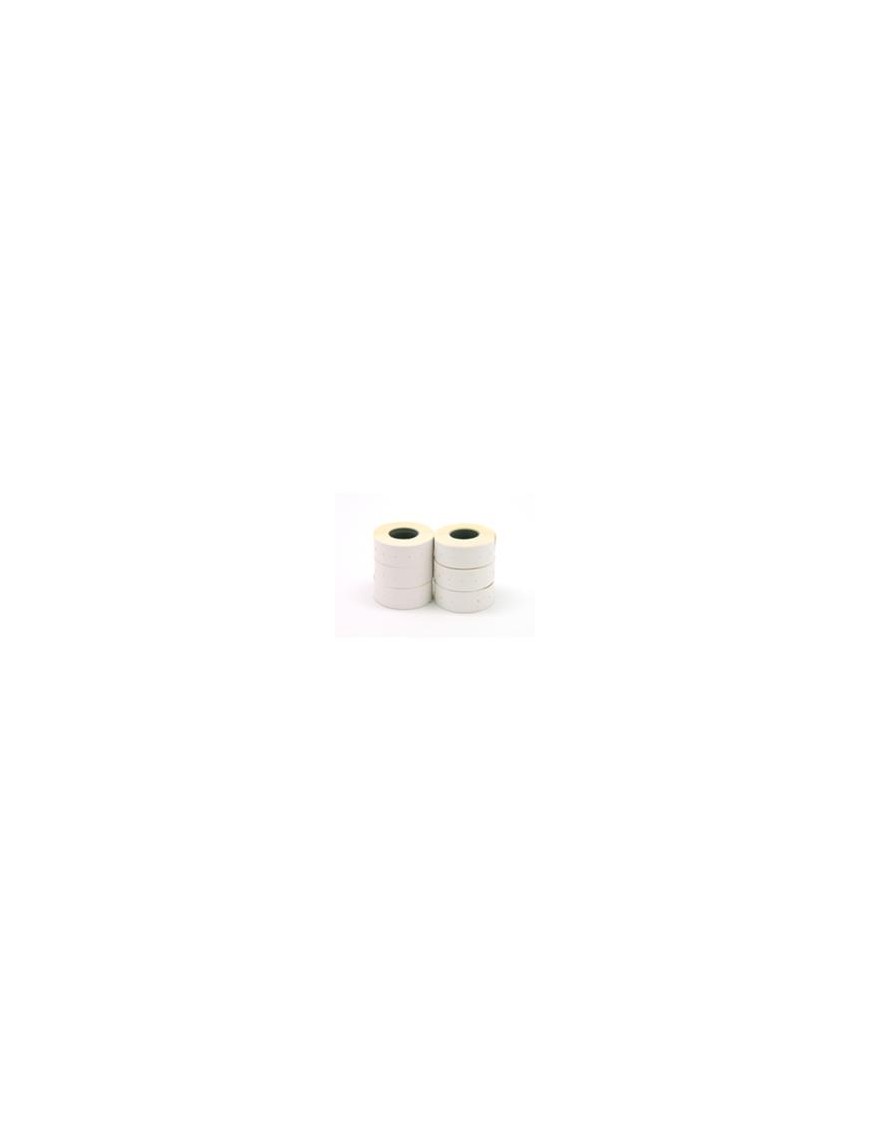 APLI 6 ROLLOS ETIQUETAS 26X16 BLANCO REMOVIBLE
