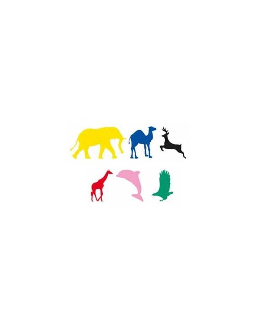 BOLSA 12 HOJAS GOMETS ANIMALES SALVAJES APLI
