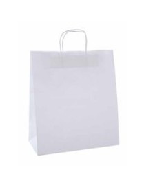 BOLSAS ASA KRAFT BLANCO APLI 24X11X31