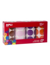 PACK SURTIDO 4 ROLLOS GOMETS DE 33 MM APLI 102411