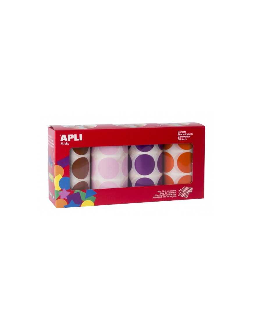 PACK SURTIDO 4 ROLLOS GOMETS DE 33 MM APLI 102411