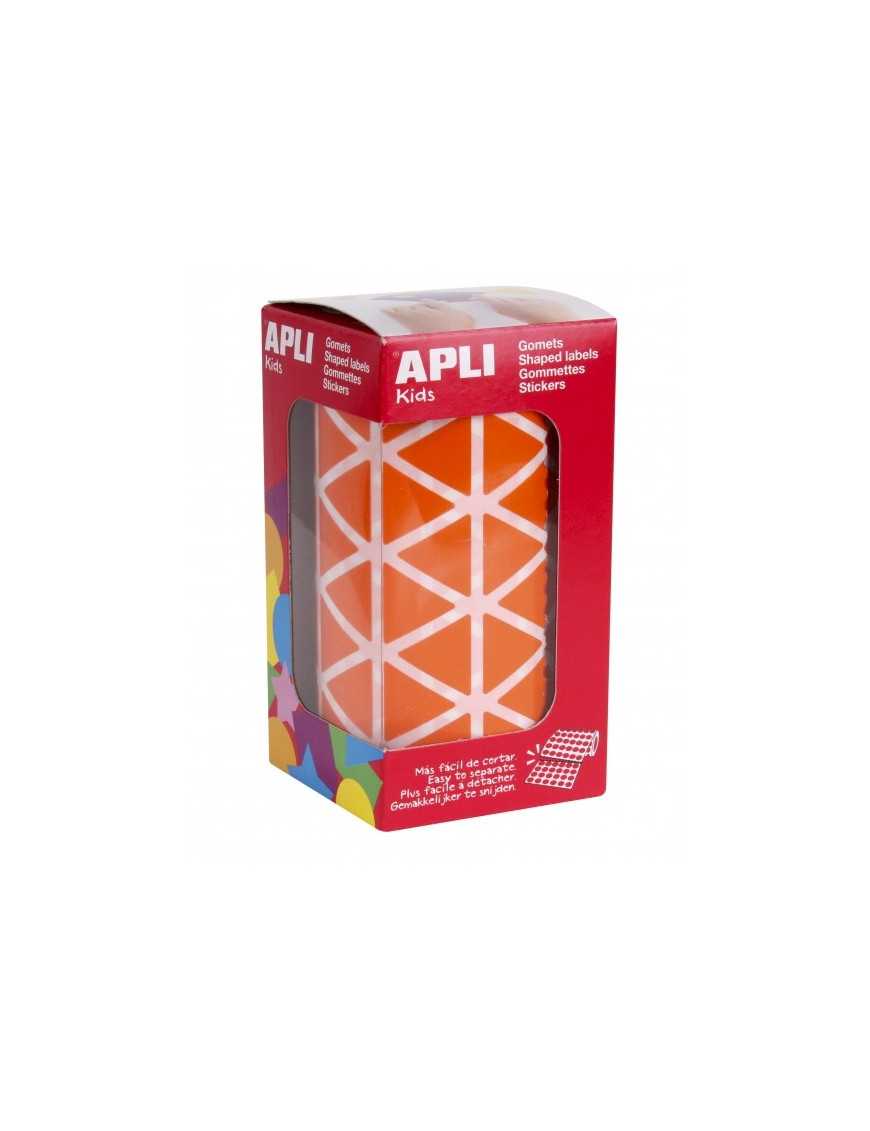 ROLLO GOMETS TRIANGULAR 20 MM. NARANJA APLI