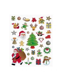 BOLSA 3 HOJAS GOMETS TEMATICOS NAVIDAD APLI