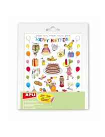 BOLSA CON GOMETS TEMATICOS CUMPLEAÑOS APLI