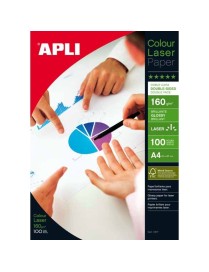 PAPEL FOTOGRAFICO GLOSSY LASER 160 GRS 100 HOJAS