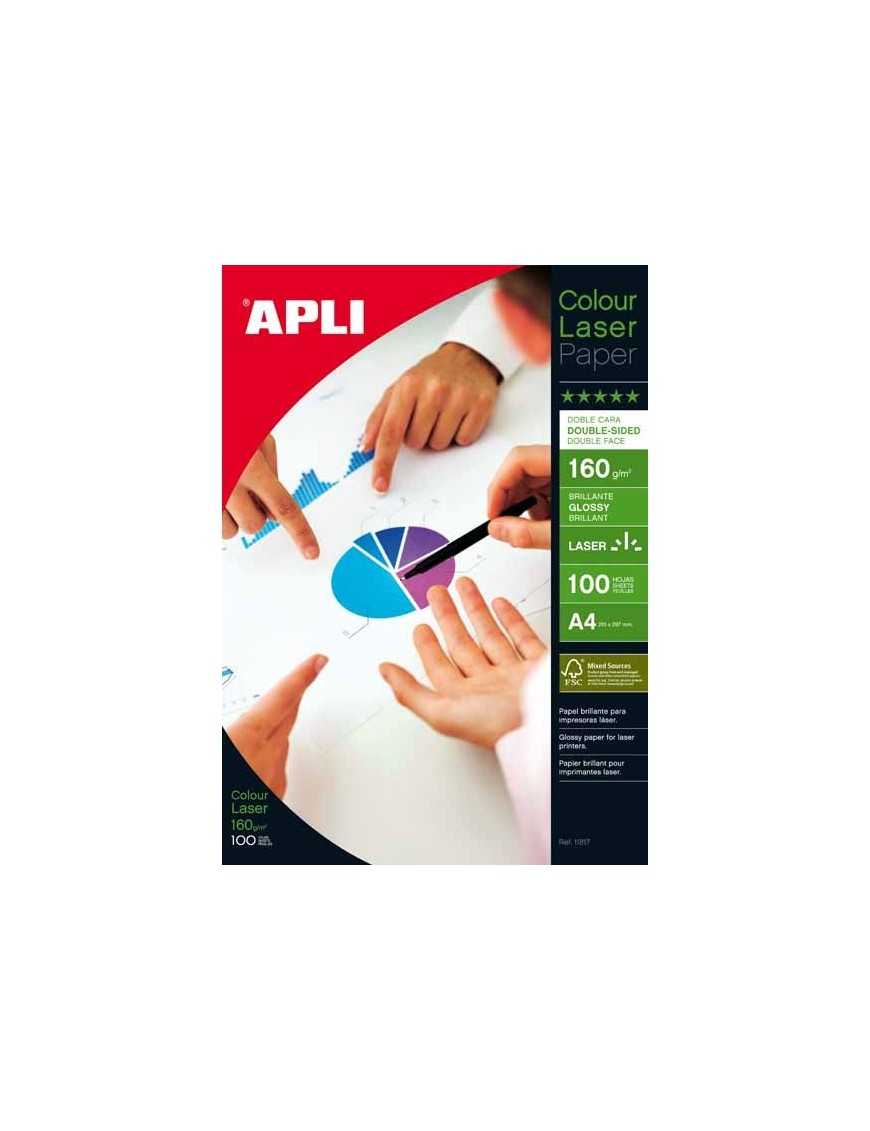 PAPEL FOTOGRAFICO GLOSSY LASER 160 GRS 100 HOJAS
