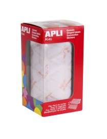 ROLLO GOMETS TRIANGULAR 20 MM. BLANCO APLI