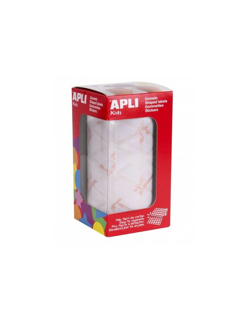 ROLLO GOMETS TRIANGULAR 20 MM. BLANCO APLI