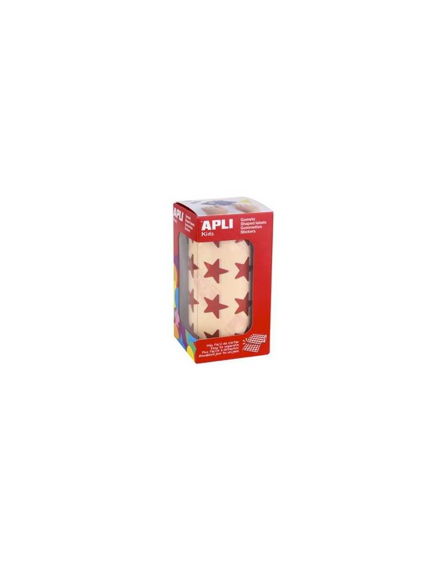 ROLLO GOMETS ESTRELLA GRANDE ROJO METALIZADO APLI