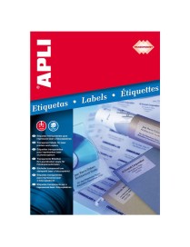 ETIQUETAS A4 POLIESTER APLI 1225 TRANSLUCIDO LASER