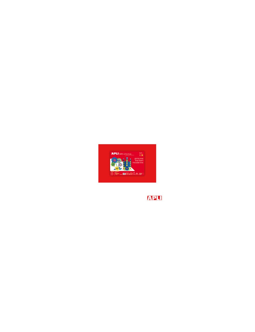 GOMA EVA ROJO APLI KIDS 60X40