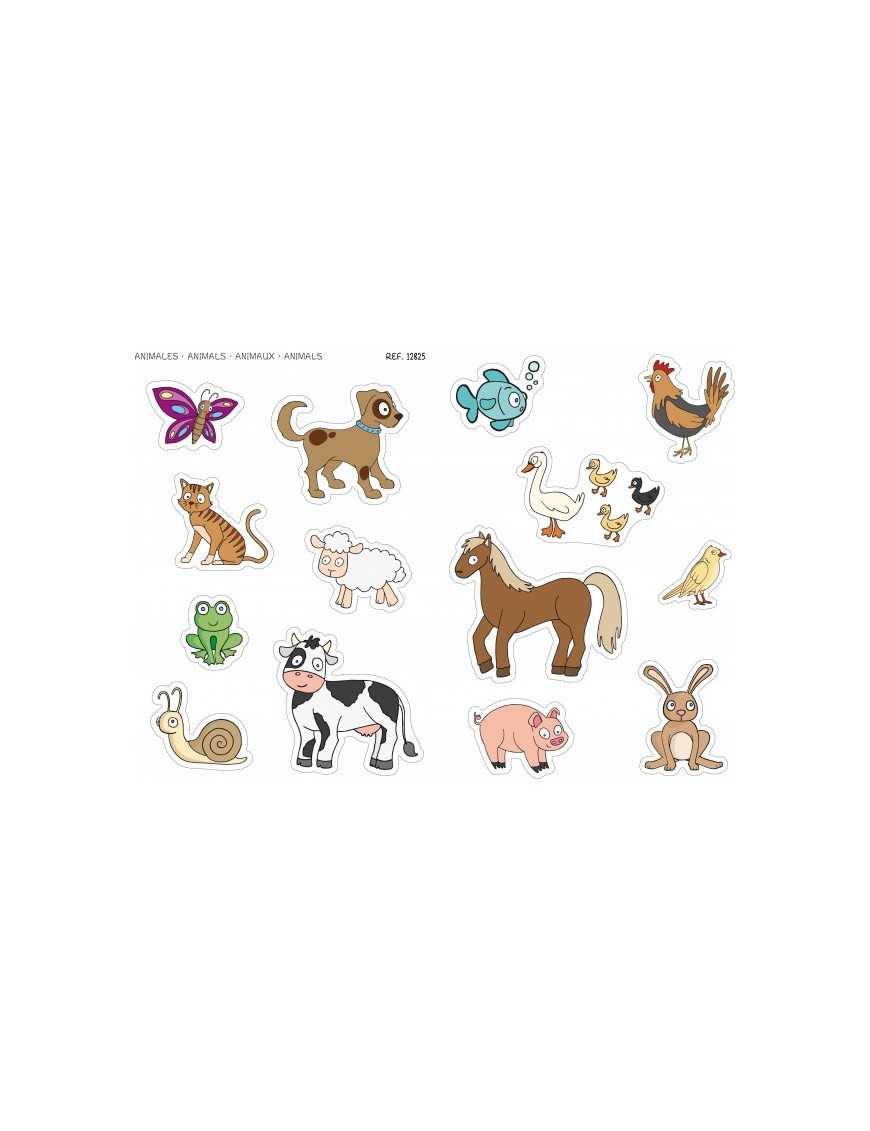 BOLSA 4 HOJAS MAXI GOMETS ANIMALES APLI