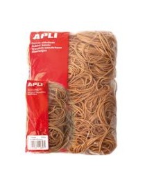 CAJA 100 GR. GOMAS ELASTICAS BRAZALETE 160X3 MM. A