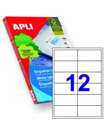 APLI 1288 CAJA DE 1200 ETIQUETAS DE 97 X 42.4