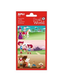 PEGATINAS ESCOLARES APLI KIDS SMALL WORLD HEROES