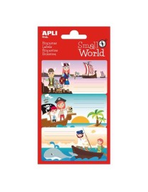 PEGATINAS ESCOLARES APLI KIDS SMALL WORLD NAVEGAN