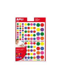GOMETS MULTICOLOR CIRCULOS SURTIDOS APLI. 946026