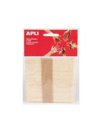 APLI BOLSA 50 PALOS POLO 114X10MM NATURAL
