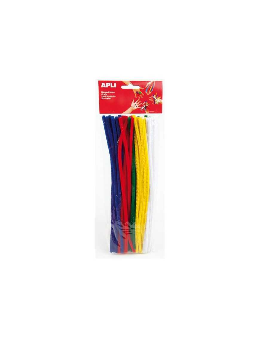 APLI BOLSA 50 LIMPIAPIPAS 5 COLORES SURTIDO
