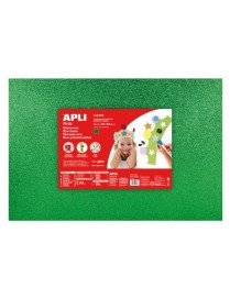 GOMA EVA PURPURINA VERDE 60X40 APLI