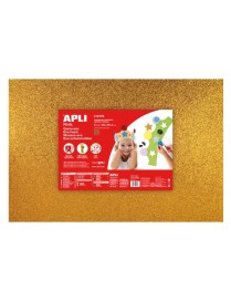 GOMA EVA PURPURINA ORO 60X40 APLI