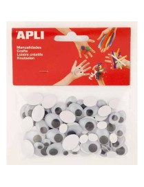 APLI BOLSA CON 100 OJOS MOVILES OVALADOS