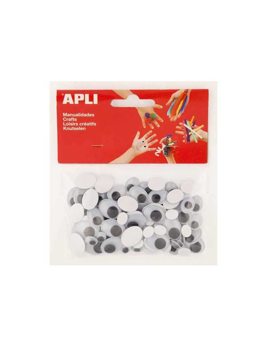 APLI BOLSA CON 100 OJOS MOVILES OVALADOS