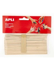 APLI BOLSA 40 PALOS POLO JUMBO 150X18MM NATURAL