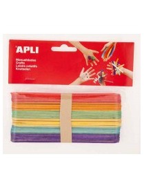 APLI BOLSA 40 PALOS POLO JUMBO 150X18MM COLORES