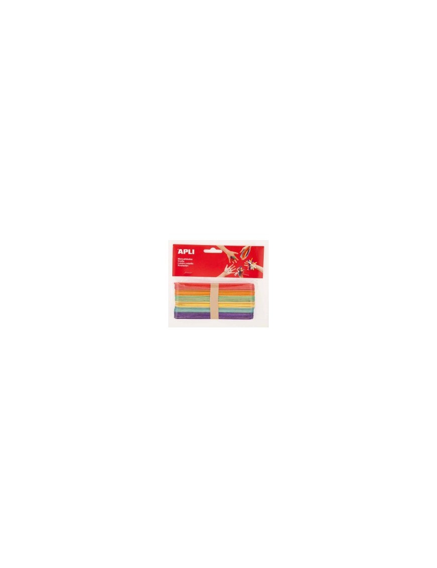 APLI BOLSA 40 PALOS POLO JUMBO 150X18MM COLORES