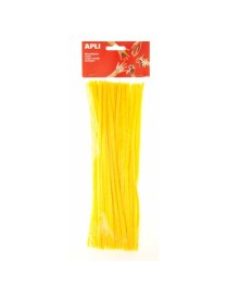 APLI BOLSA 50 LIMPIAPIPAS COLOR AMARILLO