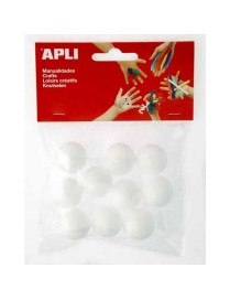 APLI BOLSA 10 BOLAS POREXPAN DE 25 MM.