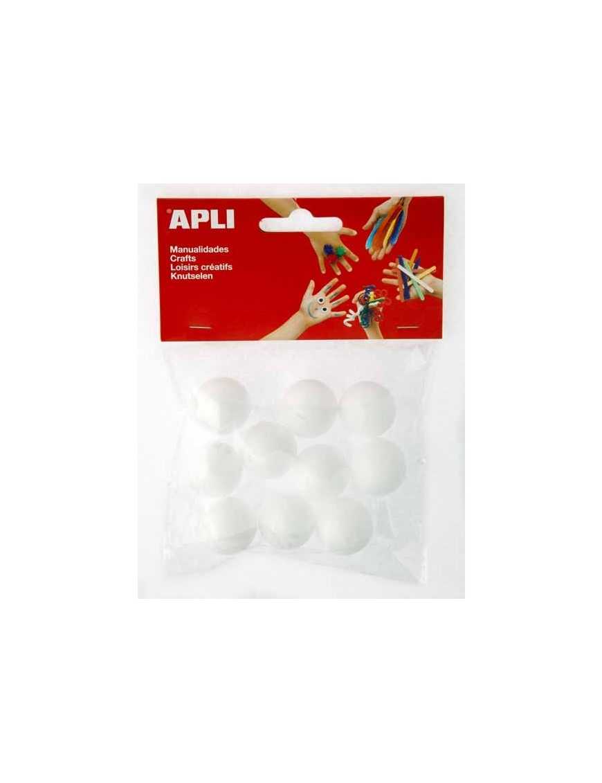 APLI BOLSA 10 BOLAS POREXPAN DE 25 MM.