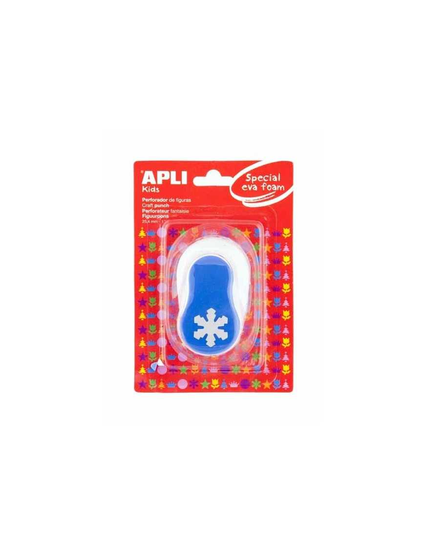 APLI PERFORADORA GOMA EVA FORMA COPO DE NIEVE