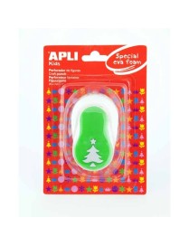 APLI PERFORADORA GOMA EVA FORMA ARBOL DE NAVIDAD