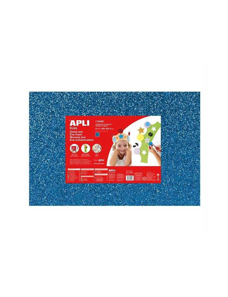 GOMA EVA PURPURINA AZUL 60X40 APLI