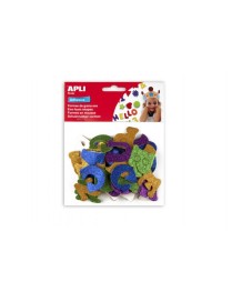 GOMA EVA ADHESIVA LETRAS 52UDS 40 MM