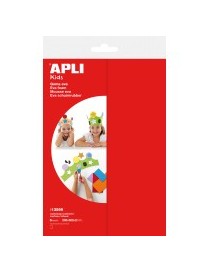 BOLSA DE 5 HOJAS DE GOMA EVA A4 ROJO APLI 13599