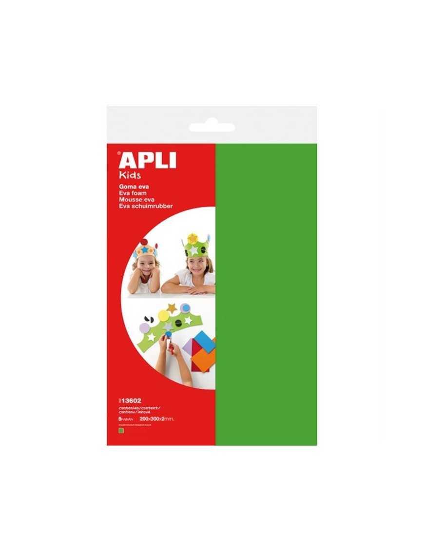 GOMA EVA APLI KIDS A4 VERDE