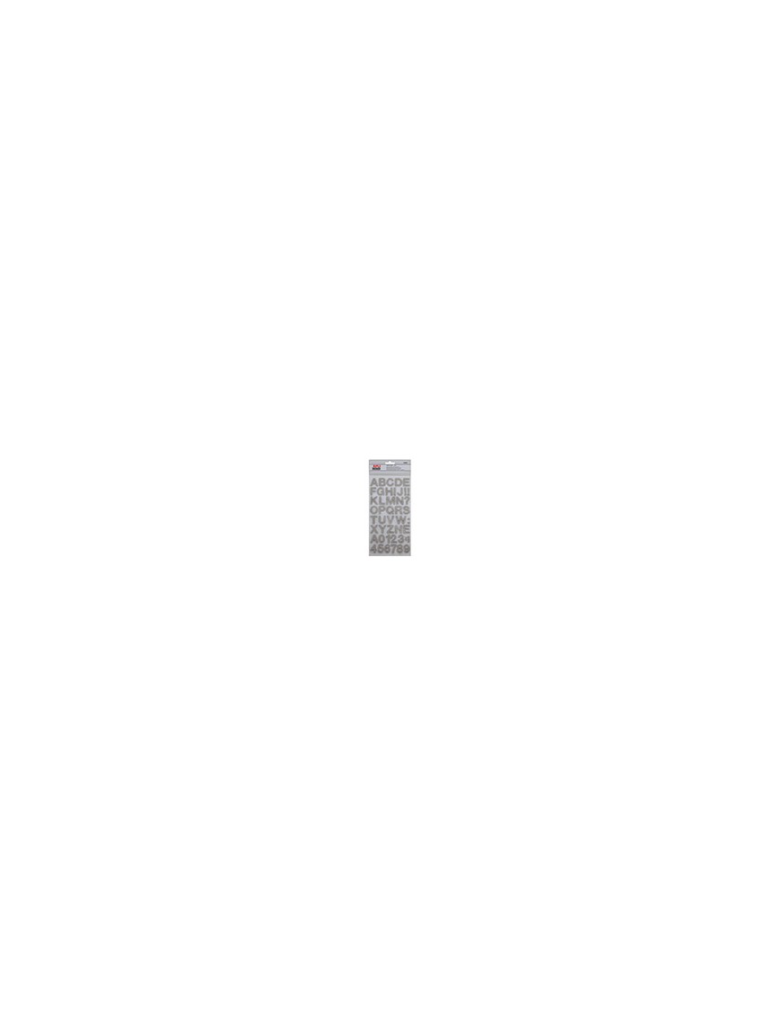 GOMA EVA STICKERS LETRAS NUMEROS APLI 13655
