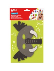 MASCARA GOMA EVA CON FORMA DE ELEFANTE APLI KIDS