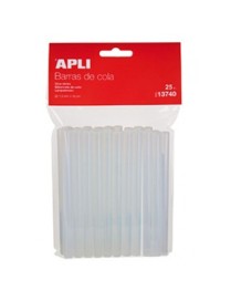 PACK 25 BARRAS DE COLA DE SILICONA 7,5 MM.APLI