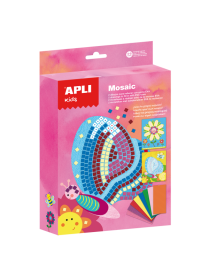 CAJA GOMA EVA PARA PRIMARIA MOSAICO MARIPOSA-FLOR