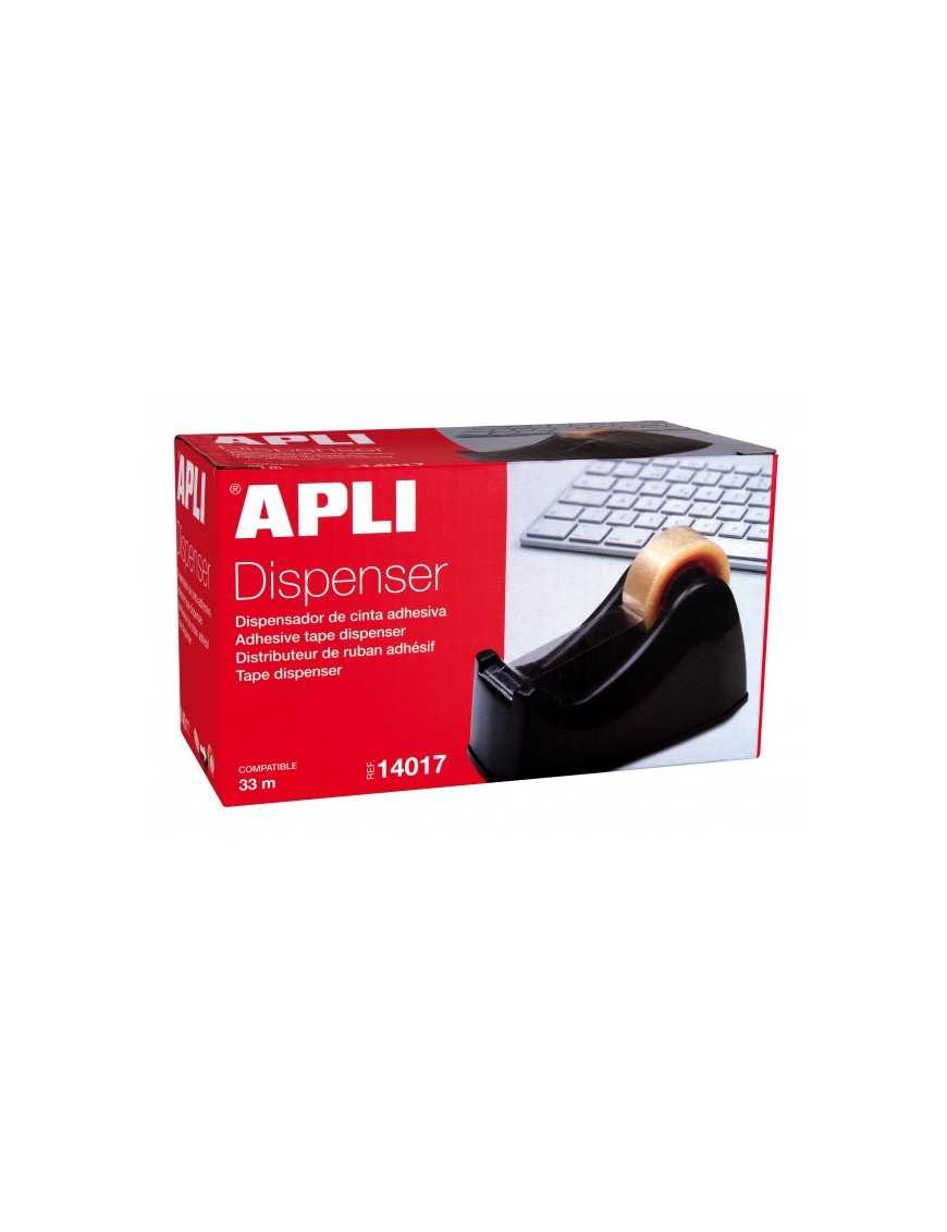 PORTARROLLOS NEGRO PARA CINTAS DE 33 MM. APLI