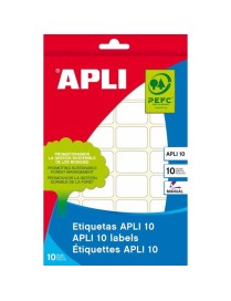 ETIQUETA BOLSA APLI 10 5X35