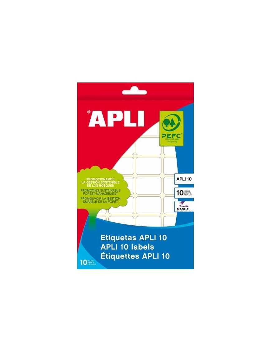 ETIQUETA BOLSA APLI 10 5X35