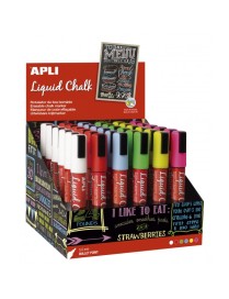 EXPOSITOR LIQUID CHALK PUNTA REDONDA 5.5 MM 36 UND